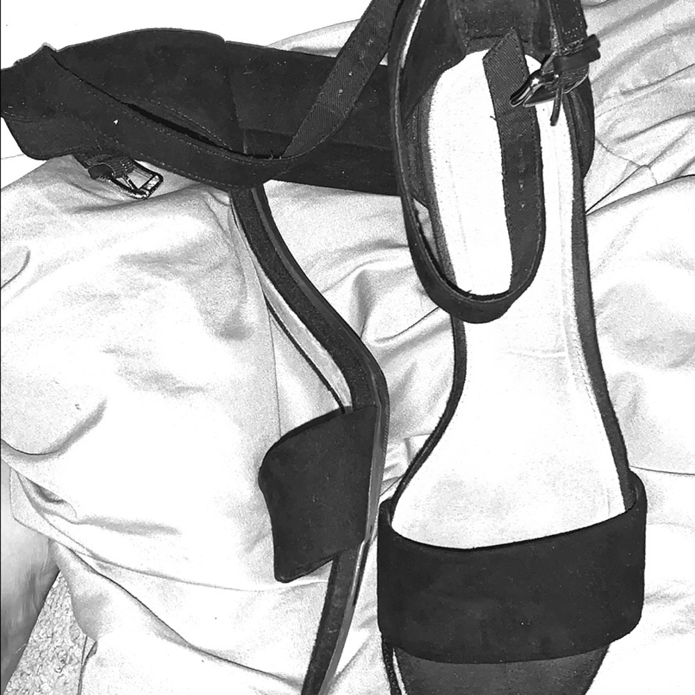 black heels